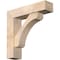 Ekena Millwork Legacy Block Smooth Bracket w/ Offset Brace, Douglas Fir, 7 1/2"W x 30"D x 30"H BKT0806X30X30LEC05SDF - alternate 1